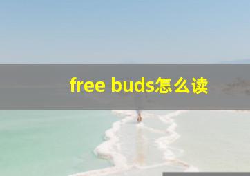 free buds怎么读